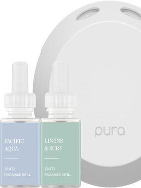 Pura Smart Home Fragrance Device Starter Set - Pura 4 - Scent Diffuser 2 scents